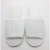TravelWell Open Toe Terry Spa Slippers Bulk Hotel Unisex Slippers for Women and Men, White, 12 Pairs - 3 of 4