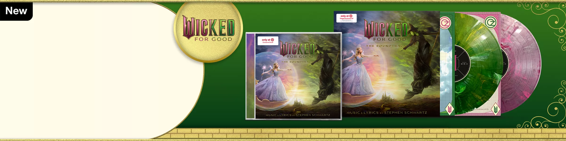 New
Wicked For Good
Only at Target
