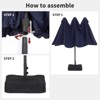 Patio Umbrellas, 15FTx9FT Patio Double-Sided Umbrella, Outdoor Rectangle Market Umbrella for Patio, Lawn & Garden and Poolside - 4 of 4