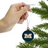 Millikin University Primary Logo Mini Small Tiny Wood Christmas Tree Holiday Ornament - 2 of 4