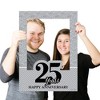 Big Dot of Happiness We Still Do - 25th Wedding Anniversary Selfie Photo Booth Picture Frame & Props - Printed on Sturdy Material - 3 of 4
