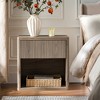 Zeus & Ruta Mid-Century Modern Nightstand with Drawer Storage, Versatile for Bedroom, Living Room, Home Office - 3 of 4