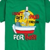 Boys' - SpongeBob SquarePants - Squidward I Dont Get Paid Enough Short Sleeve Graphic T-Shirt - 2 of 4