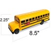 ArtCreativity 8.5" Yellow School Bus Toy with Opening Doors and Rubber Tires - 4 of 4