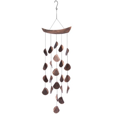 Rustic Charcoal Iron Harmonic Wind Chimes for Outdoor Decor