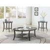 NicBex Modern Oval Wood Coffee Table Set of 3 with Storage Shelf and Curved Legs for Living Room and Bedroom - 2 of 4