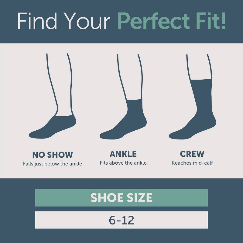 Hanes Originals Premium Men's SuperSoft Slouch Crew Socks 2pk - 6-12, 5 of 8