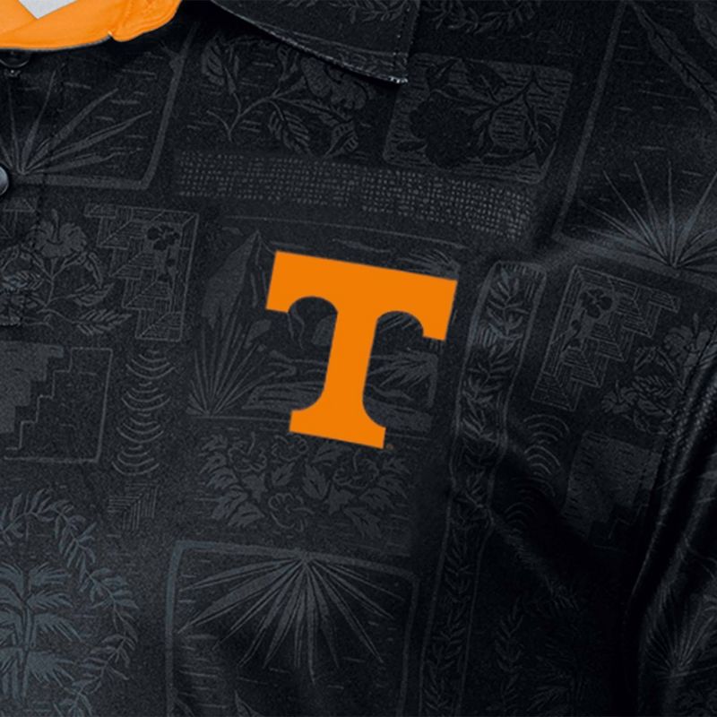 NCAA Tennessee Volunteers Men&#39;s Tropical Polo T-Shirt, 3 of 4