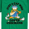 Boys' - Garfield - Just A Cat Who Loves Chickens Short Sleeve Graphic T-Shirt - 2 of 4