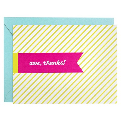 8ct "Awe, Thanks!" Thank You Notecards