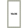 PosterPalooza | Panoramic Sculpted Blue Picture Frame - UV Acrylic, Foam Board Backing, Hanging Hardware - 2 of 4