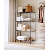 SUGIFT 4-Tier Adjustable Metal Storage Shelf, Heavy-Duty Wire Rack with 440 lbs Capacity - 2 of 4