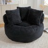 KTMBDW Bean Bag Chair,Stuffed Bean Bag Sofa with Filler Bean Bag Chair for Boys and Girls,Lazy Sofa Floor Chair for Reading,Corduroy Fabric - 2 of 4