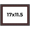 PosterPalooza | Linear Brown Picture Frame - UV Acrylic, Backing Board, Hanging Hardware Included - 2 of 4