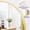 Beautyolove 30"L x 30"W Round Mirror Wall Mounted Circle Mirrors Vanity Mirror - 4 of 4