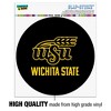 Wichita State Secondary Logo  Automotive Car Window Locker Circle Bumper Sticker - 3 of 4