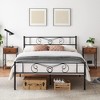 Queen Size Metal Platform Bed Frame with Headboard and Footboard, Mattress Foundation with Premium Steel Slats Support - 4 of 4
