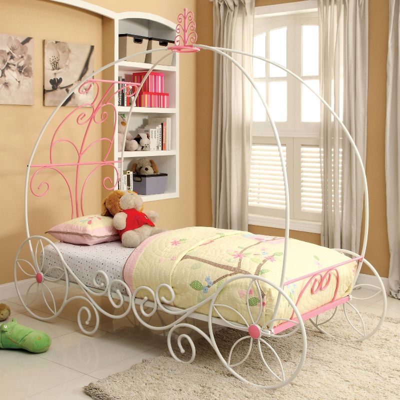 Twin Heaton Princess Carriage Canopy Kids' Bed - miBasics, 4 of 6