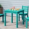 WestinTrends Treehouse Kids 24" Wide HDPE Plastic Childrens Square Dinner Table - 2 of 4