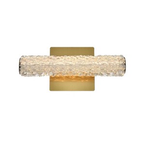 Elegant Lighting Bowen 1 - Light Sconce in  Satin Gold - 1 of 4