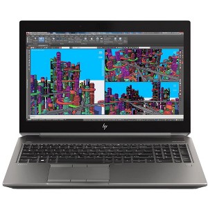 HP Zbook 15 G5 Laptop, Core i7-8850H 2.6GHz, 64GB, 2TB SSD, 15.6" FHD, Win11P64, Webcam, Nvidia Quadro P1000 4GB, Manufacturer Refurbished - 1 of 4
