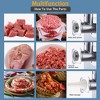 772lbs/H Electric Meat Grinder 1500W Sausage Stuffer With 2 Blades & 2 Grinding Plates - 3 of 4