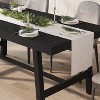 coucheta Industrial Dining Table for 6~8 People, 78.7" Long Rectangle Dining Tables with Sturdy Metal Frame, Dinner Tables for Kitchen, Dining Room - 4 of 4