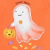 Carter's Just One You® Toddler Girls' Long Sleeve 4pc Halloween Ghosts and Pumpkins Pajama Set - Black/Orange/White - 2 of 3