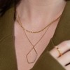 Bearfruit Jewelry Sterling Silver 18k Gold Plated Jordyn Basic Chain Necklace - 2 of 4
