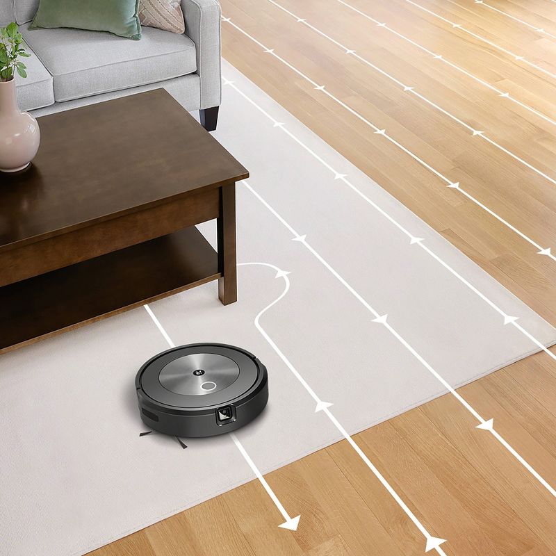 iRobot Roomba j7+ Wi-Fi Connected Self-Emptying Robot Vacuum with Obstacle Avoidance  - Black - 7550, 4 of 17