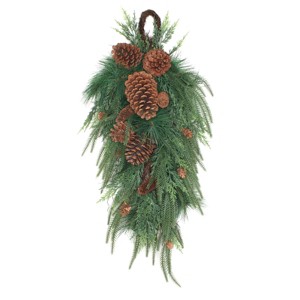 32" Mixed Pine Christmas Teardrop - National Tree Company - 1 of 4