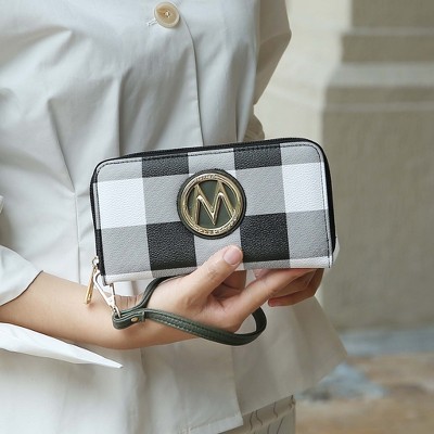 MKF Collection Tote Bag Women’s Checker Vegan Leather Set with Wallet, Bonita | MKF Collection by Mia K – Pink — фото 4