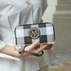 MKF Collection Bonita Checker Tote & Wallet Set Stylish Vegan Leather Bag by Mia K - 4 of 4