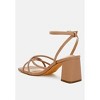 Alyona Low Block Heel Strappy Women Sandals - 3 of 4