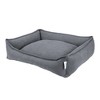 Arlee Home & Pet Cresent Lounger Orthopedic Eco-Friendly Memory Foam Dog Bolster Bed - Gray - S - image 3 of 4