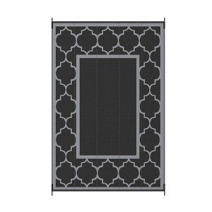 Abynow Geometric Modern Indoor and Outdoor Area Rug - 1 of 4