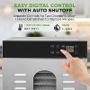 NutriChef 32-Shelf Commercial Food Dehydrator with Digital Timer & Temp Control NCFD32S - Stainless Steel - 4 of 4
