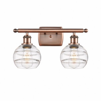 Rochester - 2 Light Bath Vanity In Industrial Style-8.88 Inches Tall and 15.88 Inches Wide