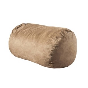 6.5' Asher Faux Suede Beanbag - Christopher Knight Home - 1 of 4