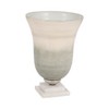 Glass Vase with Marble Base - Handcrafted Metal & Glass Decorative Accent, Elegant Glam Design for Home, Office, Bedroom, or Living Room - 4 of 4