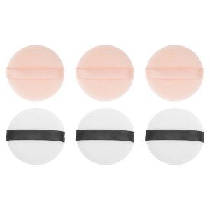 Unique Bargains Round Makeup Powder Puff 2.36"x0.47" - 1 of 4