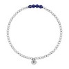 Silpada 'Loyalty' Natural Lapis Lazuli Bracelet in Sterling Silver, 6.75"  (4mm) - 2 of 4