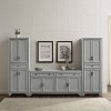 3pc Tara Sideboard and Pantry Set Distressed - Crosley - image 3 of 4