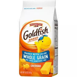 Pepperidge Farm Goldfish Cheddar Crackers Baked with Whole Grain- 6.6oz