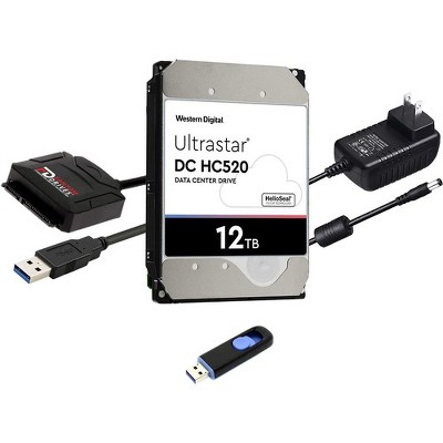 Fantom Drives FD 12TB 7200RPM Hard Drive Upgrade Kit with WD Ultrastar DC HC520 0F29590