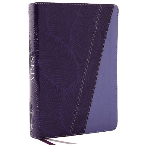 Nkjv Study Bible, Leathersoft, Purple, Full-color, Thumb Indexed ...