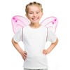 Blue Panda 6-Pack Fairy Wings for Girls, Butterfly Wings for Girls with Rhinestone Embellishments, Costume Fairy Wings, 6 Colors - 2 of 4