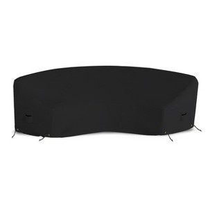 Covers&All Curved Outdoor Couch Cover, 1000D Waterproof, UV-Resistant Patio Furniture Cover - 1 of 4