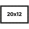 PosterPalooza | 20x12 Thin Barnwood Picture Frame, UV Acrylic, 2 Finishes - Grey and Black - 2 of 4