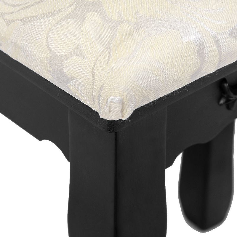 Tangkula MDF Dressing Stool Old-fashioned Vanity Chair Cushion Padded Seat, 3 of 7